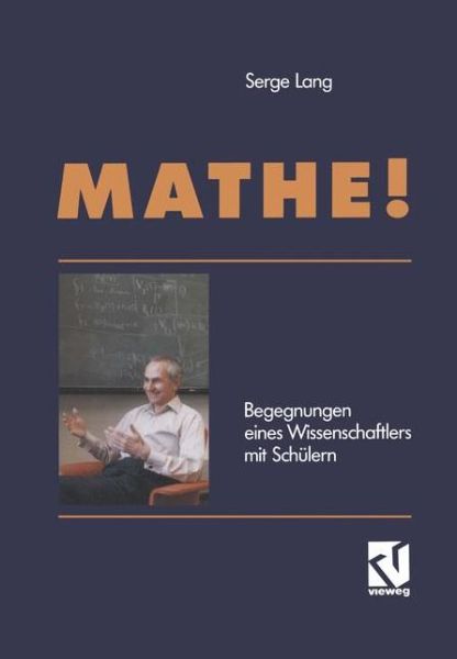 Cover for Serge Lang · Mathe! - Mathematik (Paperback Book) [German, 1991 edition] (1991)