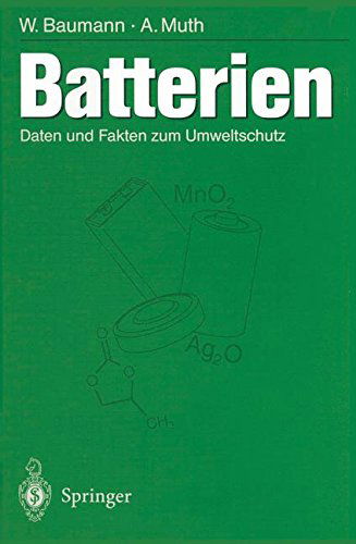 Cover for Anneliese Muth · Batterien (Paperback Book) [Softcover reprint of the original 1st ed. 1997 edition] (2012)