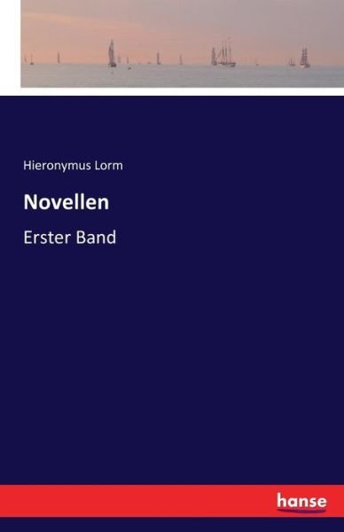 Cover for Hieronymus Lorm · Novellen: Erster Band (Paperback Book) (2016)