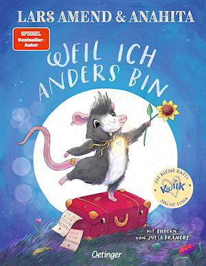 Cover for Lars Amend · Die kleine Ratte Kwiik macht stark. Weil ich anders bin (Bok) (2024)