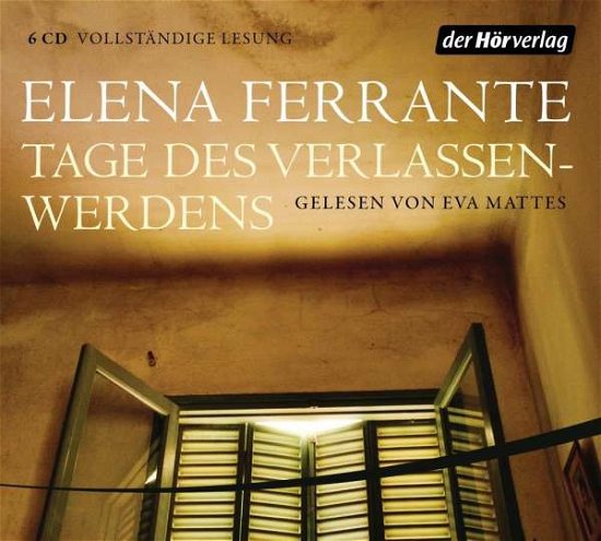 Cover for Elena Ferrante · CD Tage des Verlassenwerdens (CD)