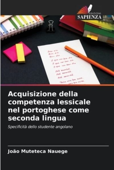 Cover for Joao Muteteca Nauege · Acquisizione della competenza lessicale nel portoghese come seconda lingua (Paperback Book) (2021)
