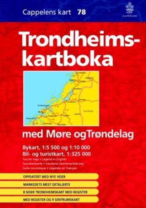 Cover for Cappelen Damm · CK: Trondheimskartboka : med Møre og Trøndelag (Spiralbok) (2006)