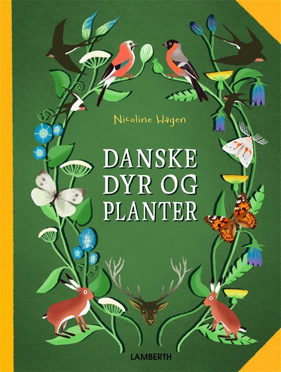 Cover for Nicoline Hagen · Danske dyr og planter (Bound Book) [1. Painos] (2022)