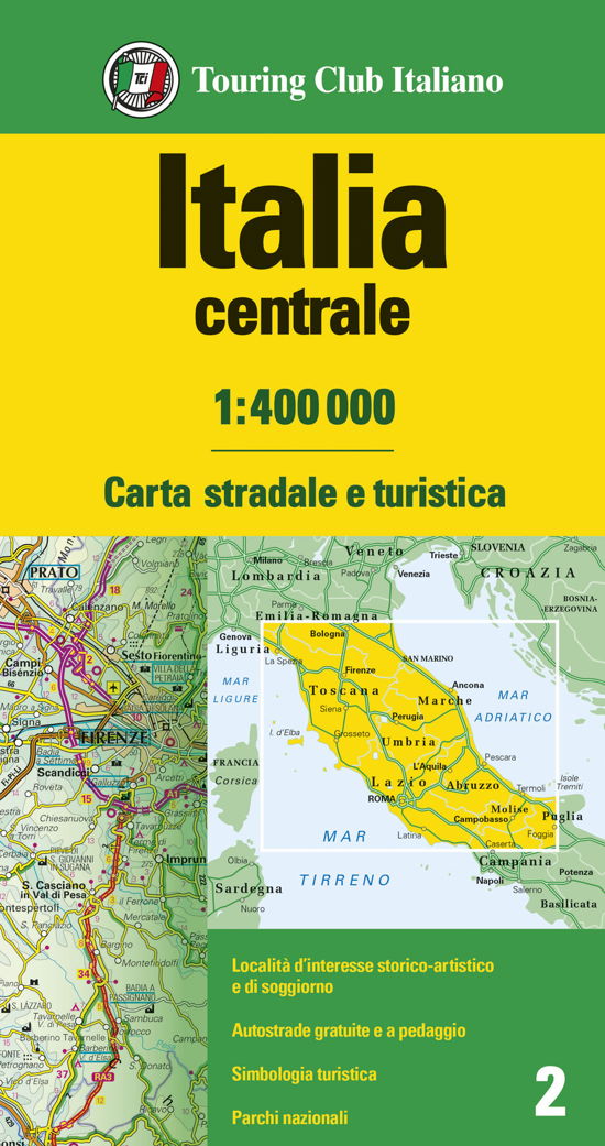 Italy Central -  - Książki - Touring - 9788836581429 - 31 lipca 2024