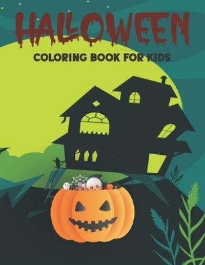 Cover for Tech Nur Press · Halloween Coloring Book For Kids (Paperback Book) (2021)