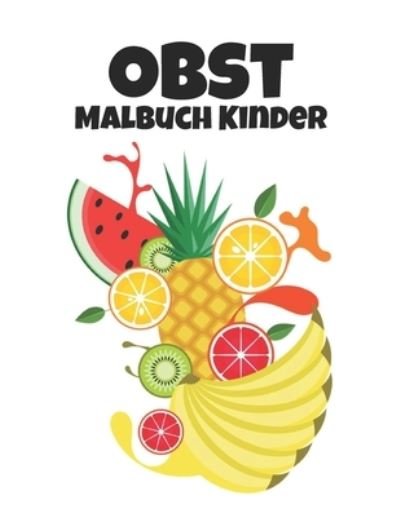 Cover for Qta World · Obst Malbuch Kinder (Paperback Bog) (2021)
