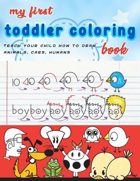 Cover for Koven Machine · My First Toddler Coloring Book (Taschenbuch) (2020)