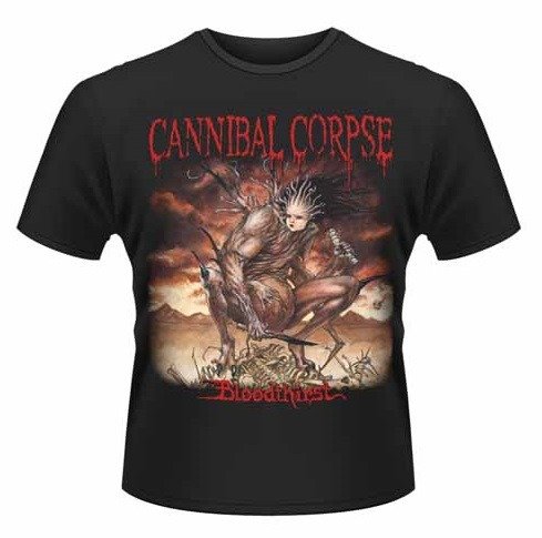 Cover for Cannibal Corpse · Bloodthirst Black (T-shirt) [size S] (2013)