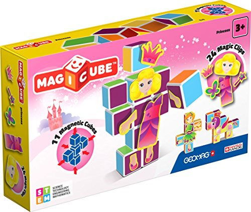 143 - Magiccube Princess Konstruktionsspielzeug - 35 Teile - Geomag - Merchandise - Geomag - 0871772001430 - February 7, 2019