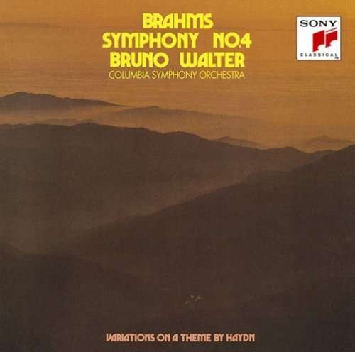 Brahms: Symphony No.4 In E Minor - Bruno Walter - Musik - SONY MUSIC - 4547366044430 - 25. März 2009