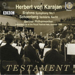 Brahms Symphony No.1. Schoenberg Verklarte Nacht - Herbert Von Karajan - Musikk - KING INTERNATIONAL INC. - 4909346019430 - 21. november 2019