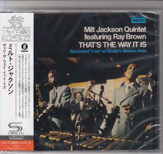 That's The Way It Is - Milt Jackson - Musik - UNIVERSAL - 4988031165430 - 24. august 2016