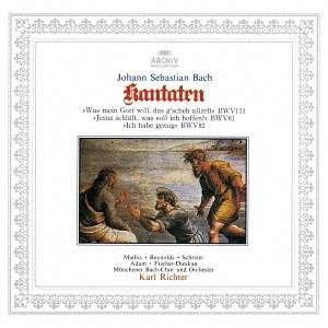 Cover for Bach / Richter,karl · Bach: Cantatas Bwv 111/81/82 (CD) [Limited edition] (2018)