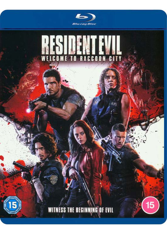 Cover for Resident Evil Welcome to Raccoon City · Resident Evil - Welcome to Raccoon City (Blu-ray) (2022)