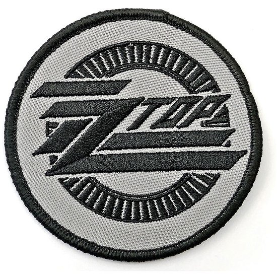 ZZ Top Standard Woven Patch: Circle Logo - ZZ Top - Marchandise -  - 5056368604430 - 