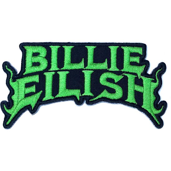 Cover for Billie Eilish · Billie Eilish Standard Woven Patch: Flame Green (Patch)