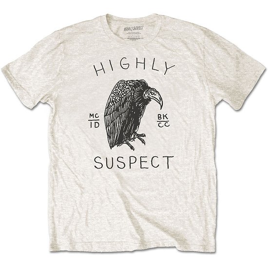 Highly Suspect Unisex T-Shirt: Vulture - Highly Suspect - Merchandise -  - 5056368662430 - 