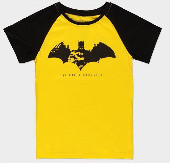 Cover for Dc Comics: Batman · Caped Crusader Premium Yellow (T-Shirt Bambino Tg. 134/140) (N/A)