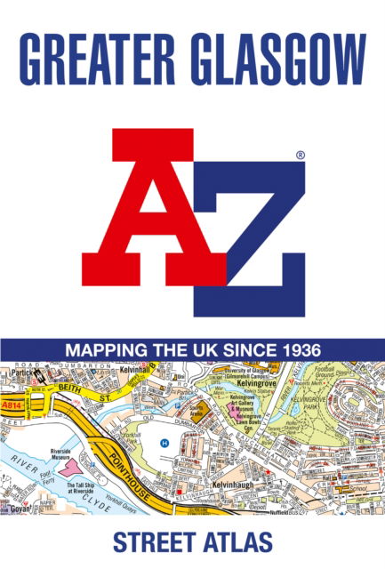 Cover for A-Z Maps · Greater Glasgow A-Z Street Atlas (Paperback Book) [7 Revised edition] (2023)