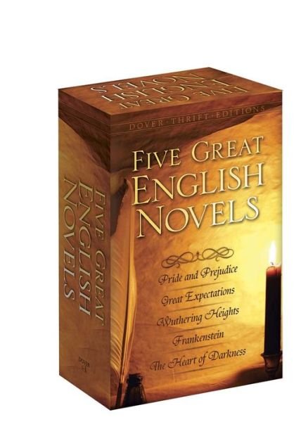 Cover for Dover · Five Great English Novels Boxed Set - Thrift Editions (Paperback Book) (2016)