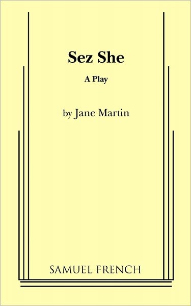 Cover for Jane Martin · Sez She (Paperback Book) (2011)