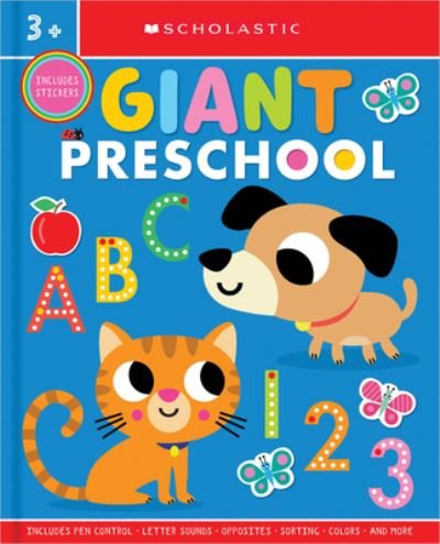 Giant Preschool Workbook - Scholastic - Livros - Cartwheel Books - 9781338804430 - 3 de maio de 2022