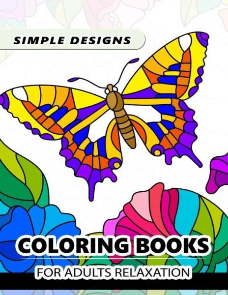 Cover for Adult Coloring Book · Easy Kaleidoscope Coloring Book for Adult (Pocketbok) (2017)