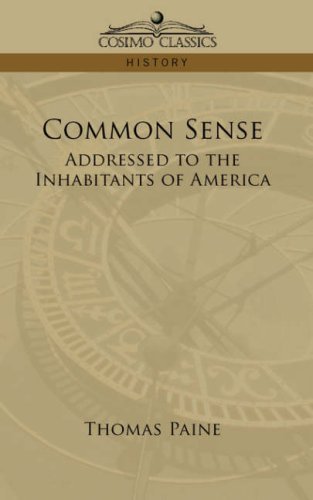 Cover for Thomas Paine · Common Sense (Paperback Book) (2006)