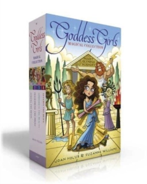 Goddess Girls Magical Collection (Boxed Set): Athena the Brain; Persephone the Phony; Aphrodite the Beauty; Artemis the Brave - Goddess Girls - Joan Holub - Books - Aladdin - 9781665939430 - March 28, 2023