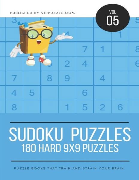 Cover for Vip Puzzle · Sudoku Puzzles - 180 Hard 9x9 Puzzles (Paperback Bog) (2018)