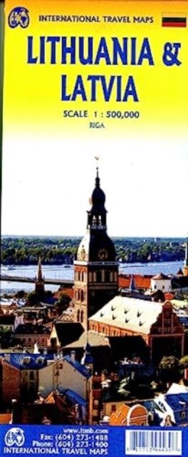 Cover for Lithuania &amp; Latvia (Kartor) (2023)