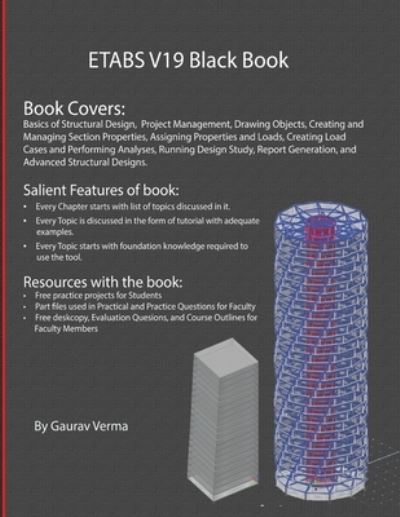 Cover for Gaurav Verma · ETABS V19 Black Book (Paperback Book) (2021)