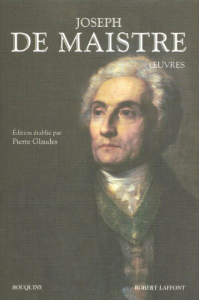 Cover for Joseph de Maistre · Oeuvres (Paperback Book) (2007)