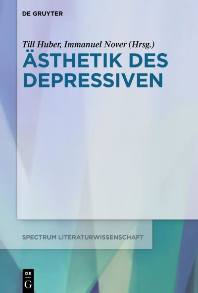 Cover for Till Huber · Ästhetik des Depressiven (Book) (2023)