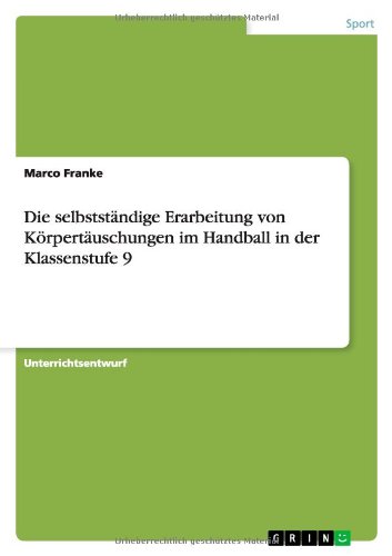 Cover for Franke · Die selbstständige Erarbeitung v (Buch) [German edition] (2011)