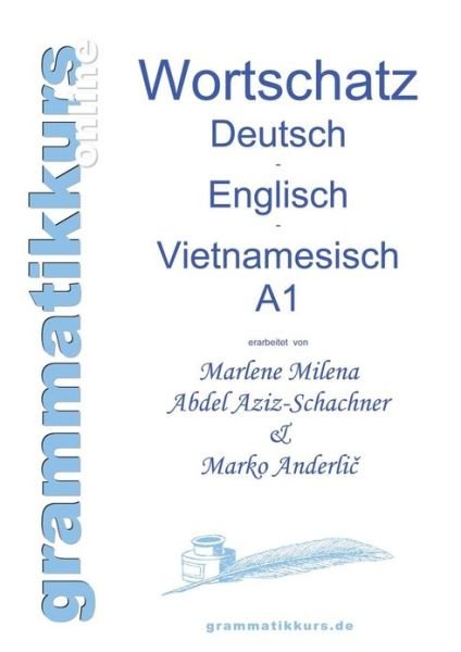 Cover for Marko Anderli? · Worterbuch Deutsch - Englisch -vietnamesisch A1 (Pocketbok) [German edition] (2013)