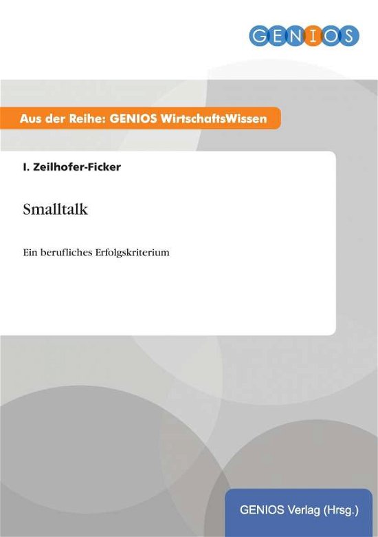 Cover for I Zeilhofer-ficker · Smalltalk (Paperback Book) (2015)