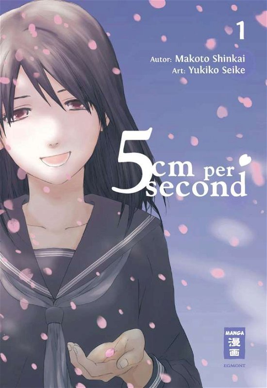 5 Centimeters per Second 01 - Makoto Shinkai - Bøger - Egmont Manga - 9783770442430 - 8. oktober 2021
