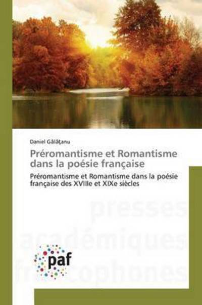 Cover for G L · Preromantisme et Romantisme Dans La Poesie Francaise (Paperback Book) (2018)