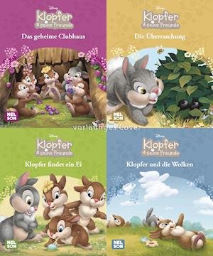 Cover for Nelson Verlag · Nelson Mini-Bücher: 4er Disney Klopfer 1-4 (Paperback Book) (2022)