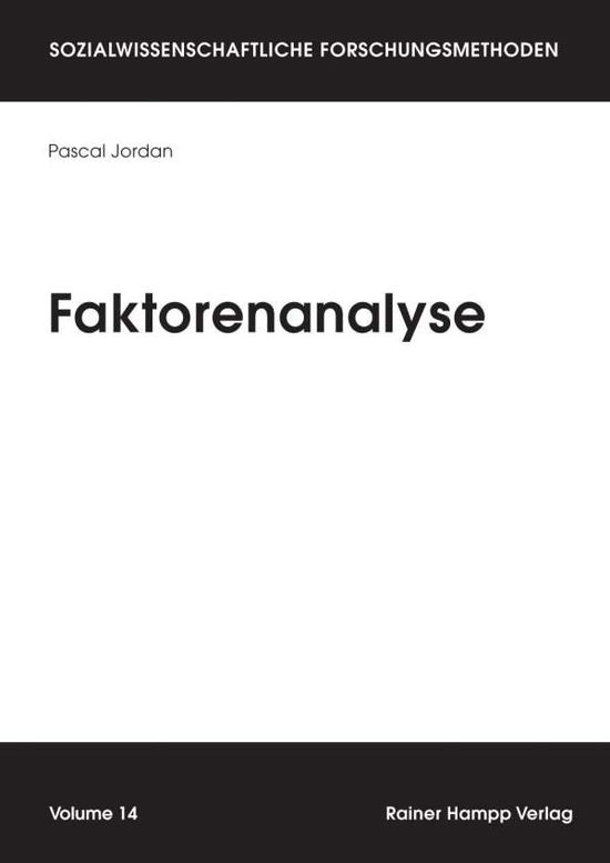 Cover for Jordan · Faktorenanalyse (Book) (2019)