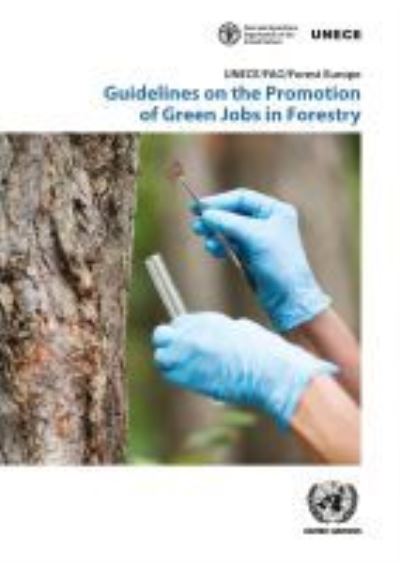 Cover for United Nations: Economic Commission for Europe · Guidelines on the promotion of green jobs in forestry - Geneva timber and forest discussion paper (Paperback Book) (2021)