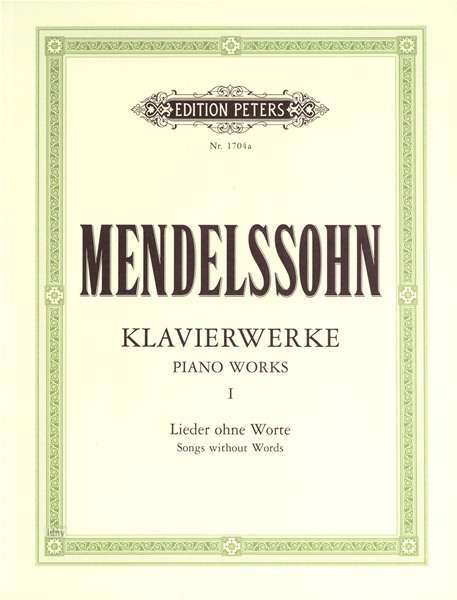 Cover for Piano Works, Vol. 1 (Sheet music) (2001)