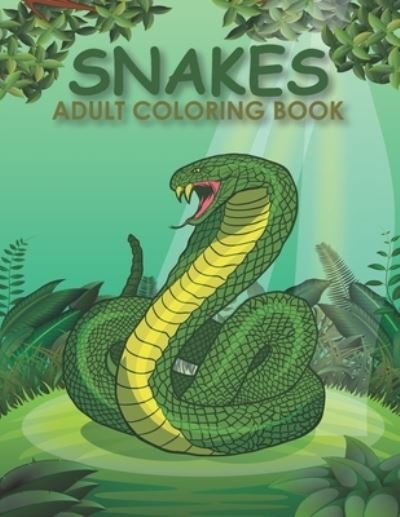 Cover for Nahid Book Shop · Snakes adult coloring book (Paperback Book) (2020)