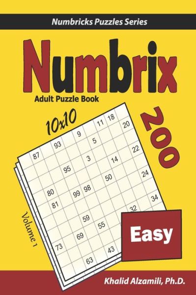 Cover for Khalid Alzamili · Numbrix Adult Puzzle Book (Paperback Book) (2021)