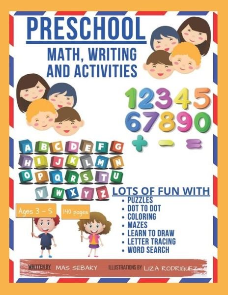 Cover for Mas Sebaky · Preschool Math, Writing and Activities (Pocketbok) (2020)