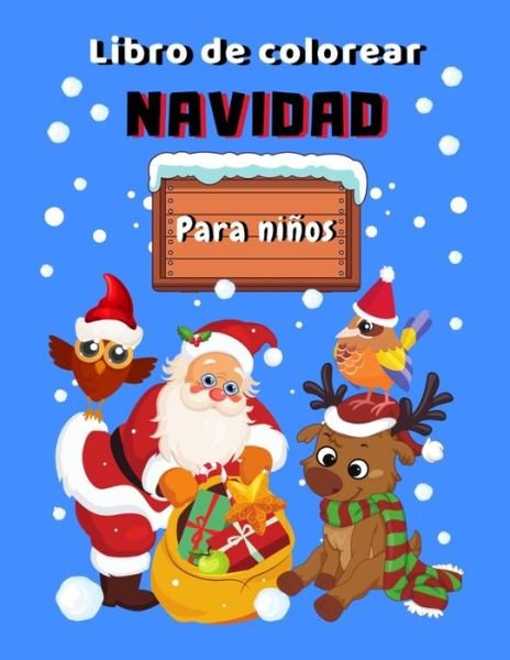 Cover for Mady Tixier · Libro de colorear Navidad para ninos (Taschenbuch) (2020)