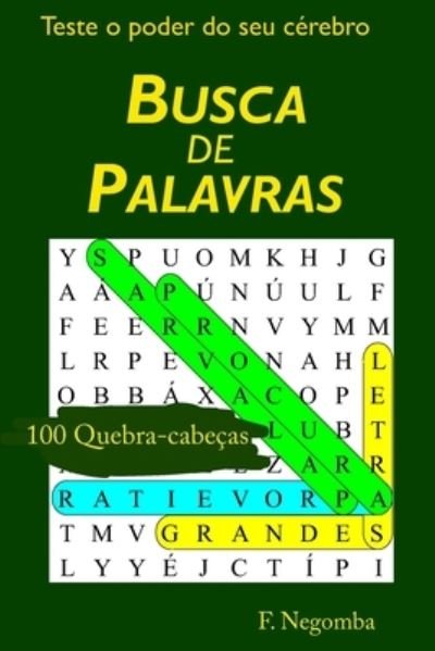 Cover for F Negomba · Busca de Palavras (Paperback Bog) (2021)