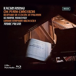 Cover for Vladimir Ashkenazy · Rachmaninoff Piano Concertos (CD) [Deluxe edition] (2014)